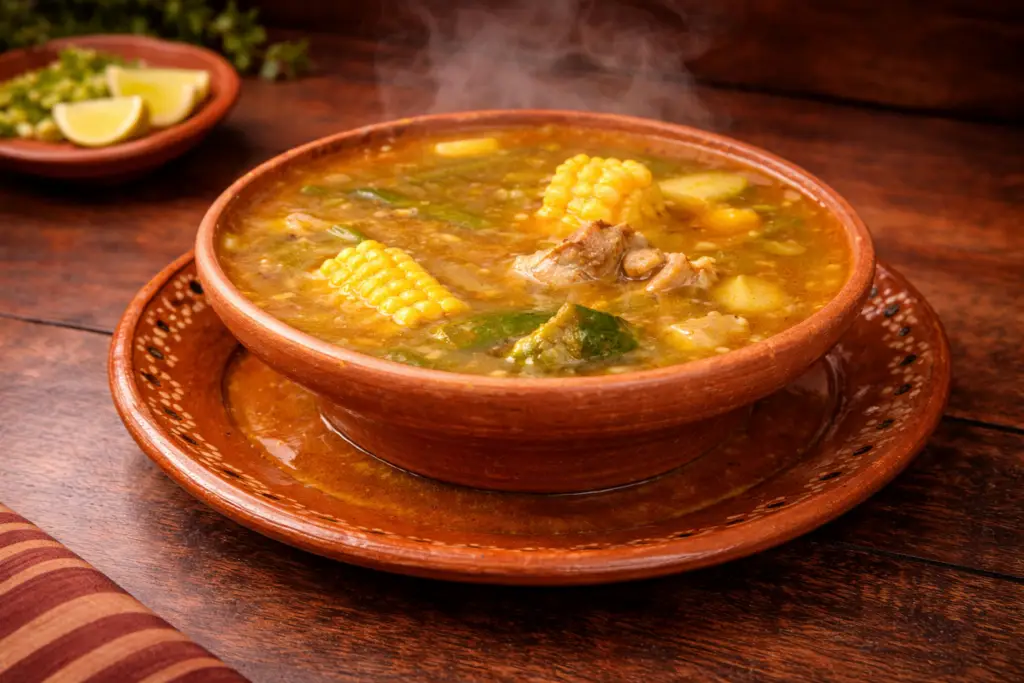 Sopa azteca mexican soup in Fort Myers at La Fondita authentic mexican food