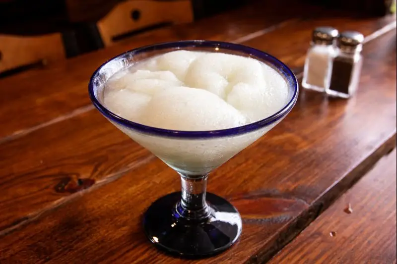 Frozen margarita drink in Fort Myers La Fondita mexican restaurant
