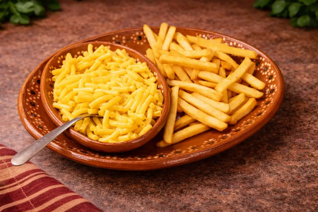 Chicken nuggets with fries in Fort Myers La Fondita kids meal